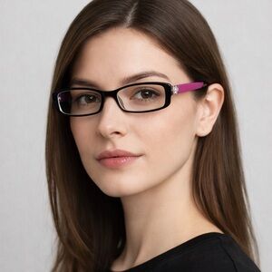 Ana Hickmann AH5127 A30 51-16-135 Purple/black Full Rim Eyeglasses Frame Only